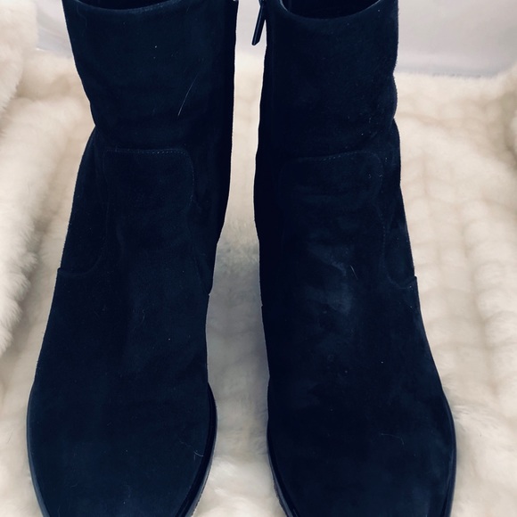 Robert Cleregie suede and patent leather boot - Picture 3 of 5